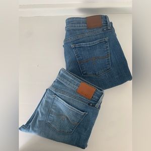 2 for $20. 2 Pairs Lucky Jeans, Size 10. Lolita Capri &  Skinny  Ankle Jean.